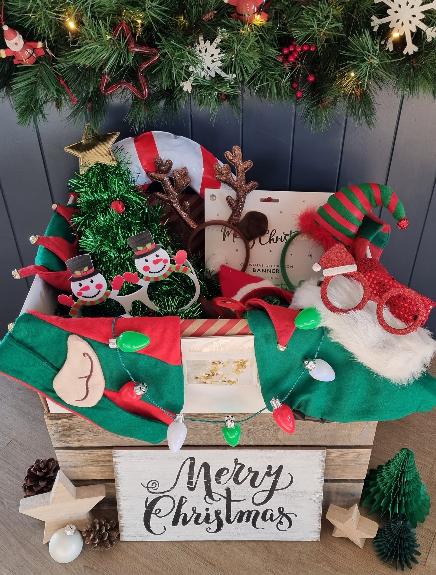 Christmas Party in a Box - Props & Accessories Box