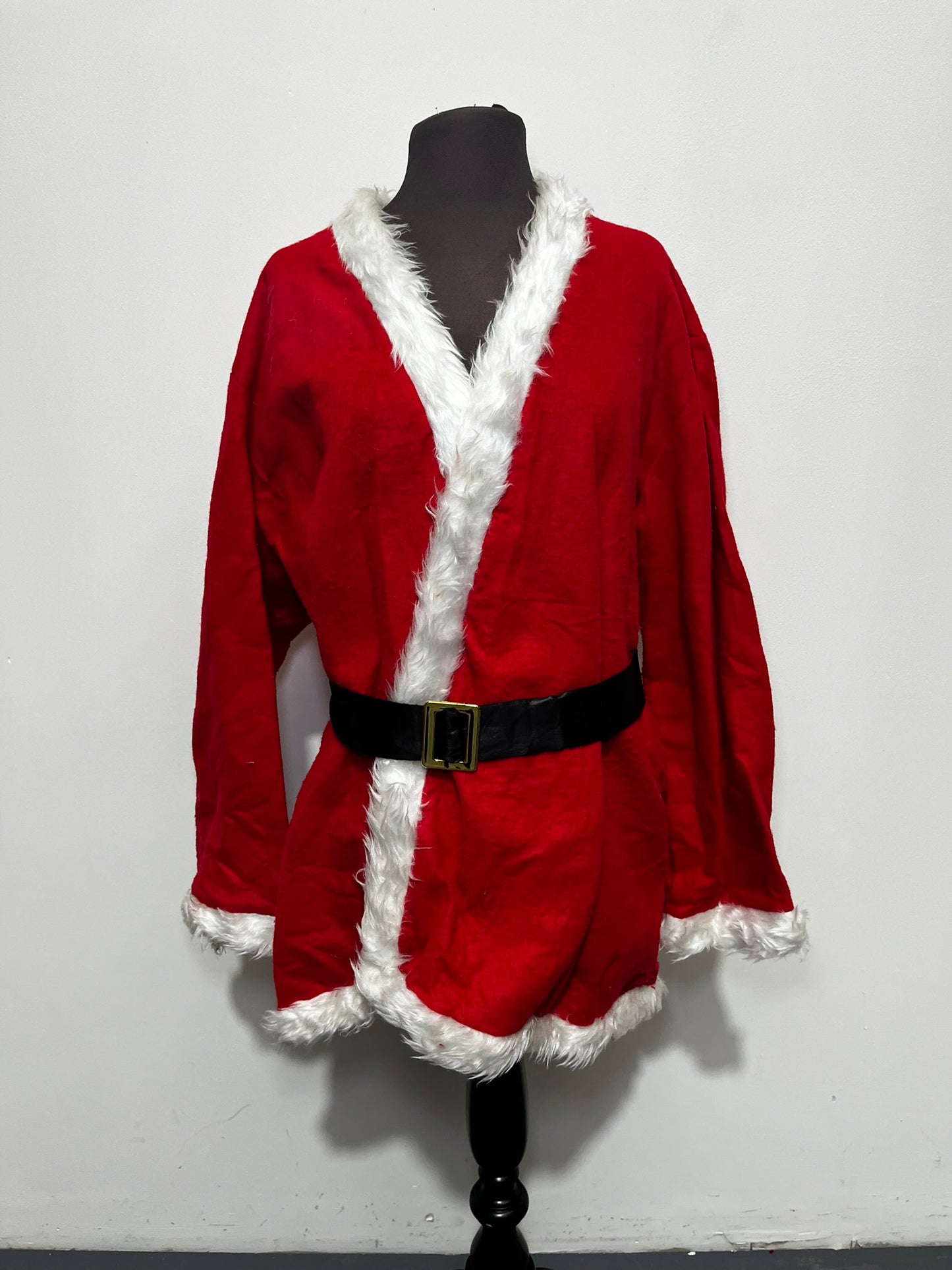 Budget Red Felt Santa Suit Medium - Ex Hire