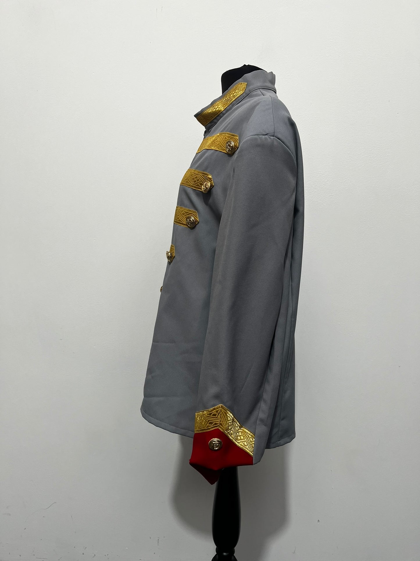 Grey Blue Confederate Military Panto Uniform XL Ex Hire