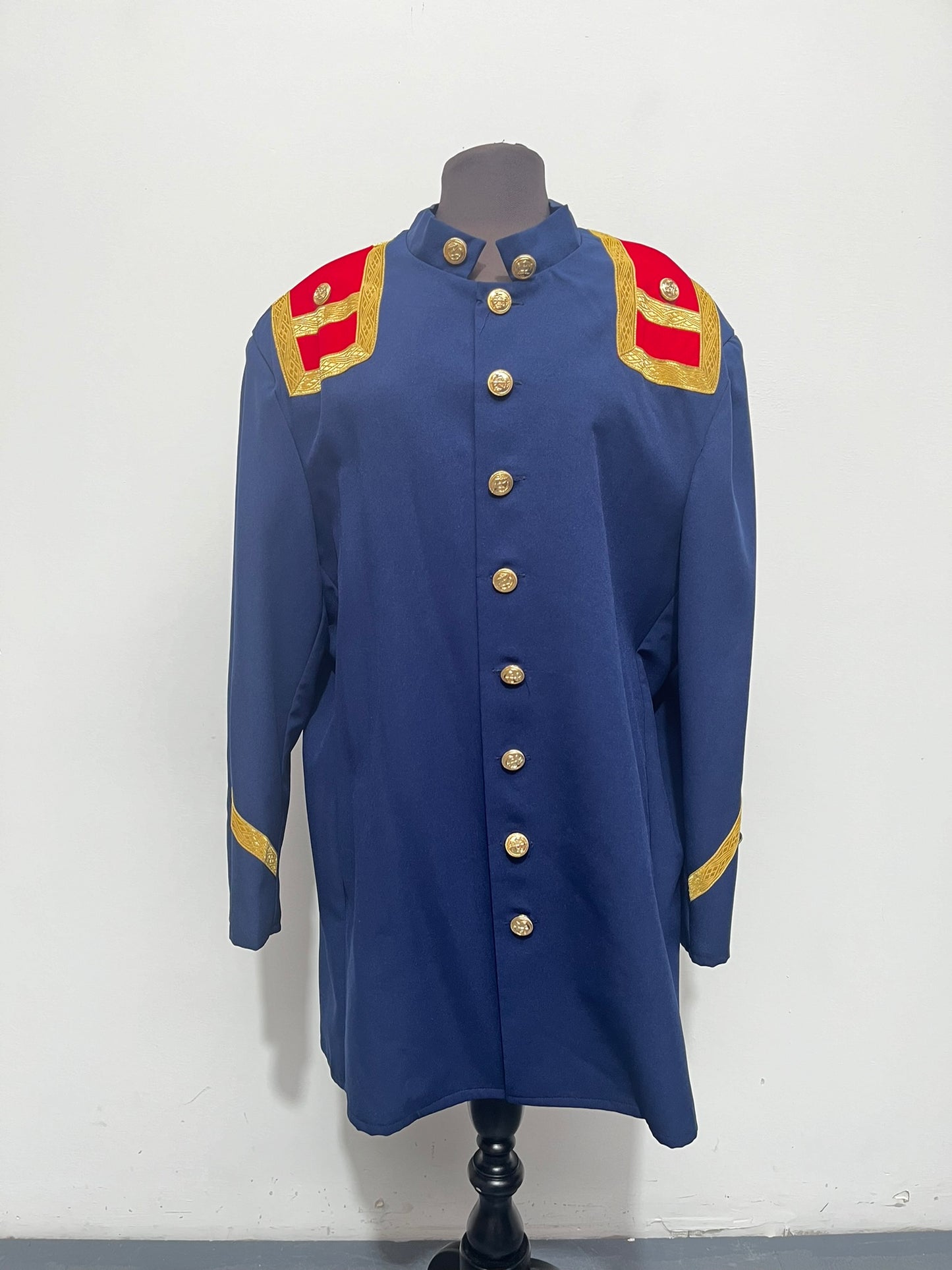 Grey Blue Confederate Military Panto Uniform Large Ex Hire