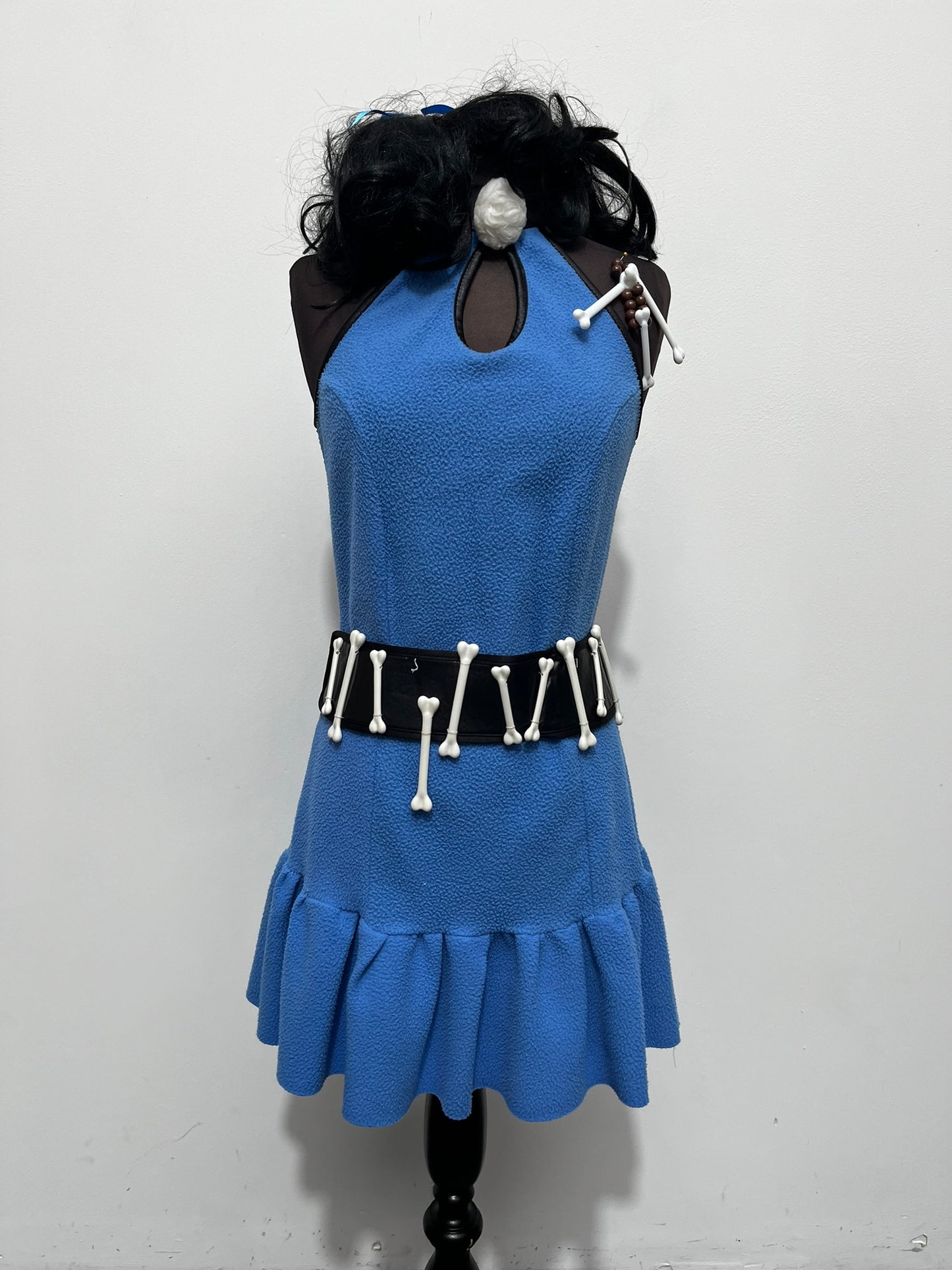 Betty Rubble Blue Flintstones Costume Size 10-12 - Ex Hire