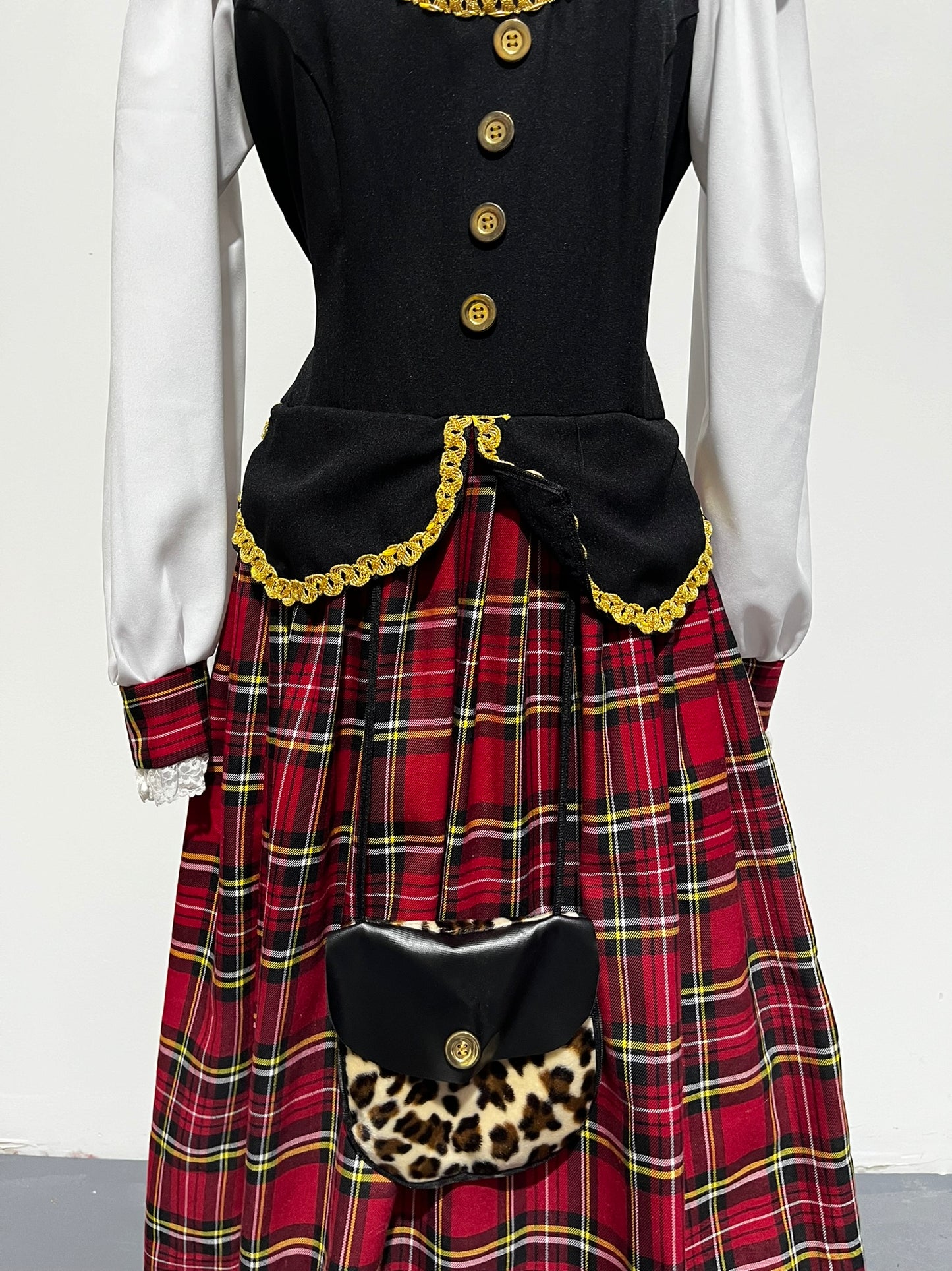 Victorian Lady Tartan Scottish Dress - Ex Hire