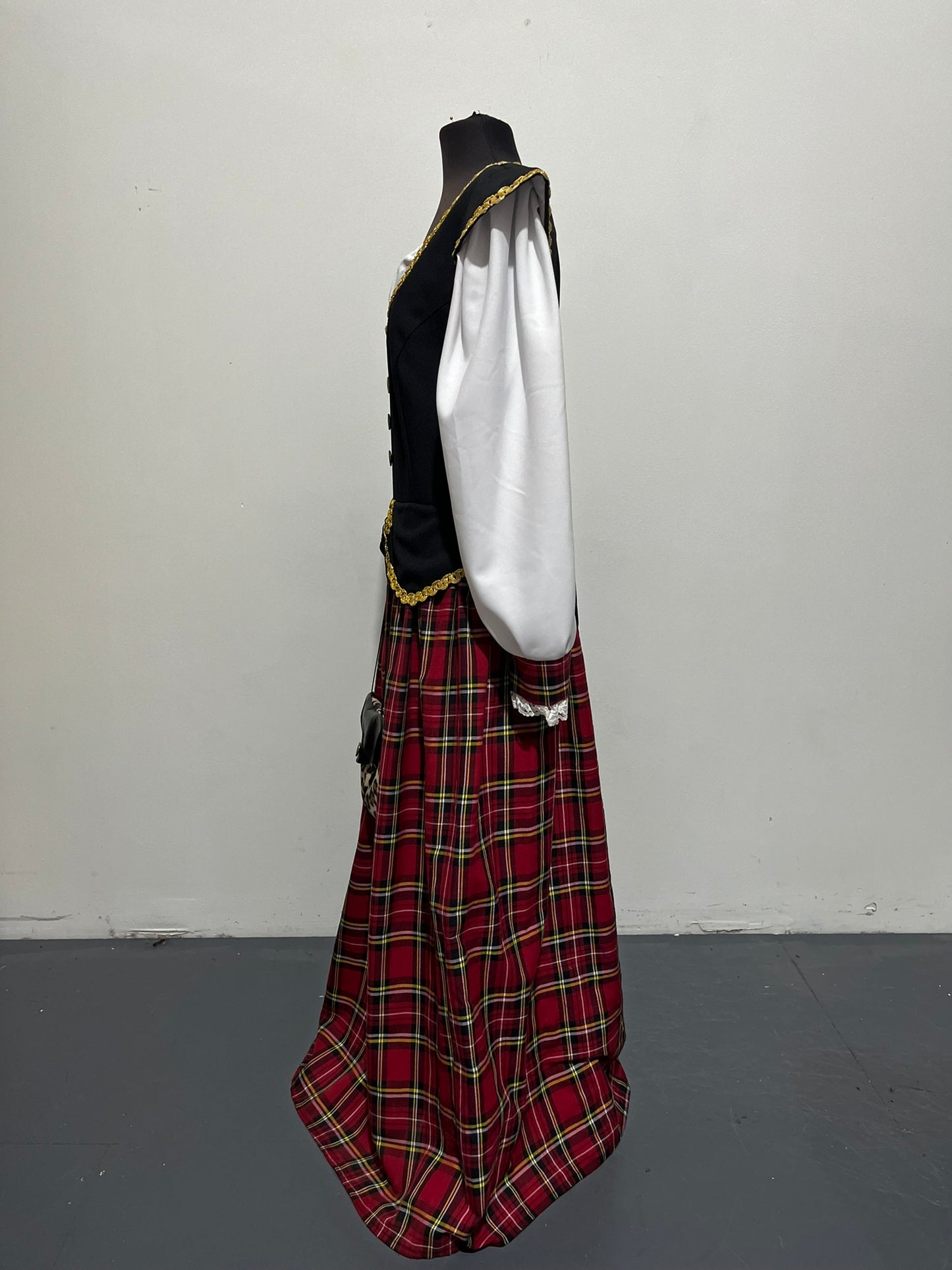 Victorian Lady Tartan Scottish Dress - Ex Hire