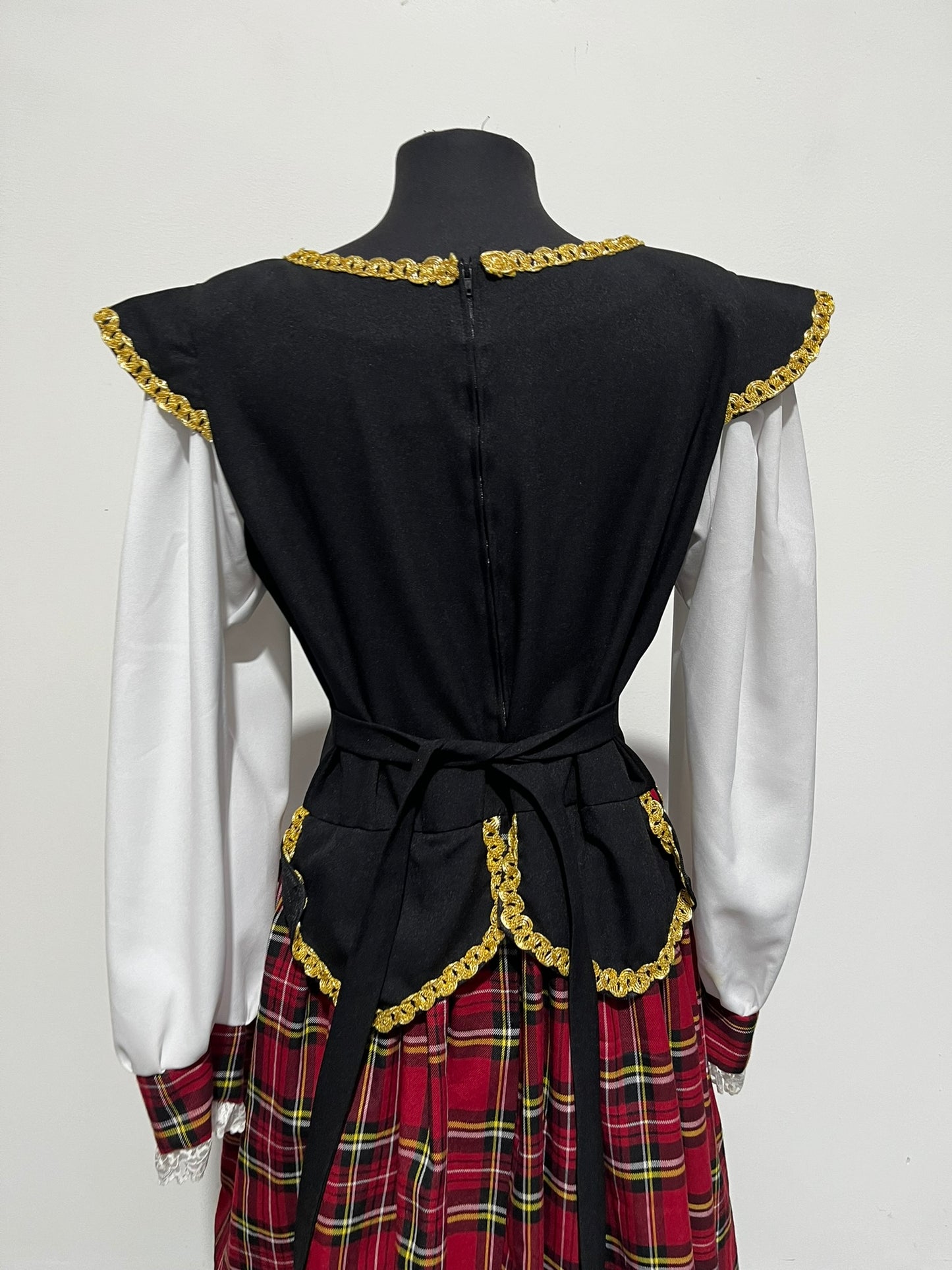 Victorian Lady Tartan Scottish Dress - Ex Hire