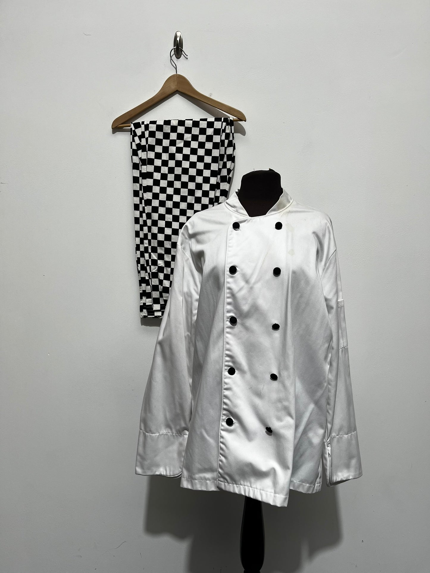 Authentic Chef Whites Uniform in USED Condition Size L/XL