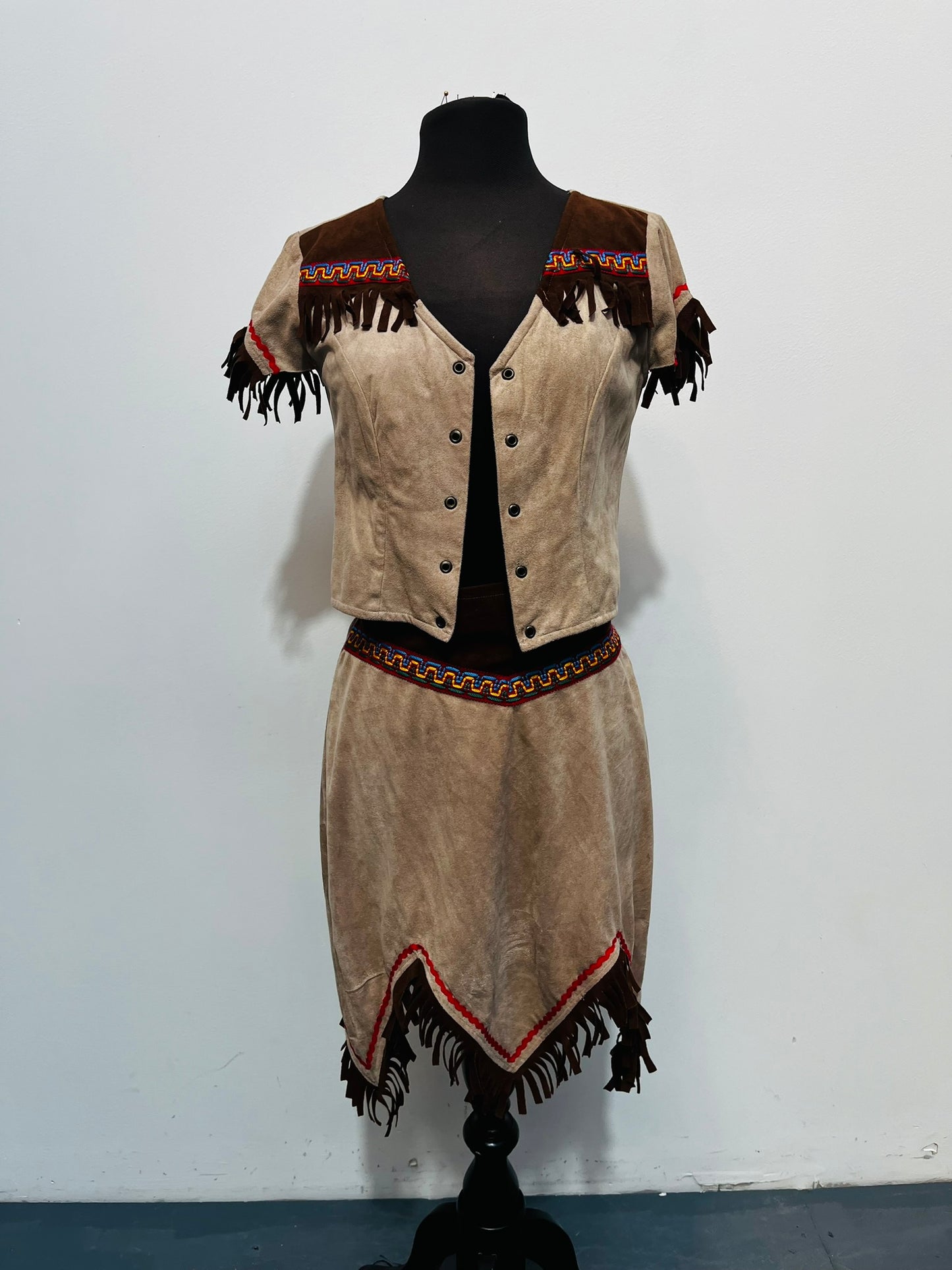 Native American Western Lady Wild West Size XS Ex Hire