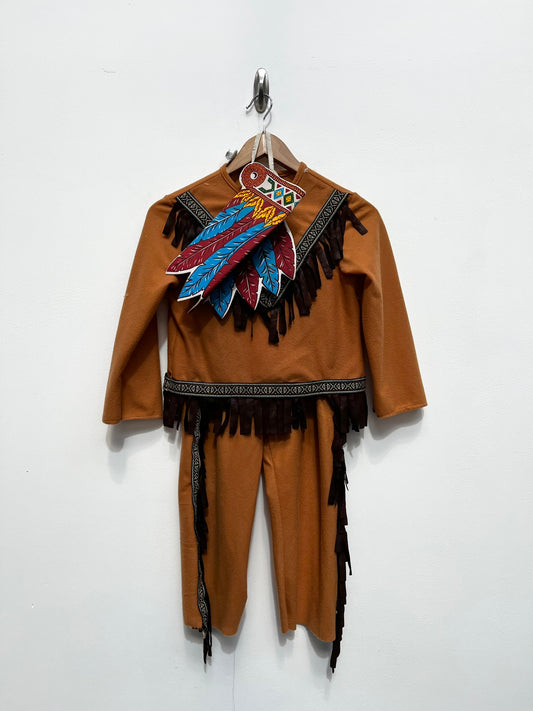 Kids Native America Indian Wild West Size 7-9yrs - Ex hire