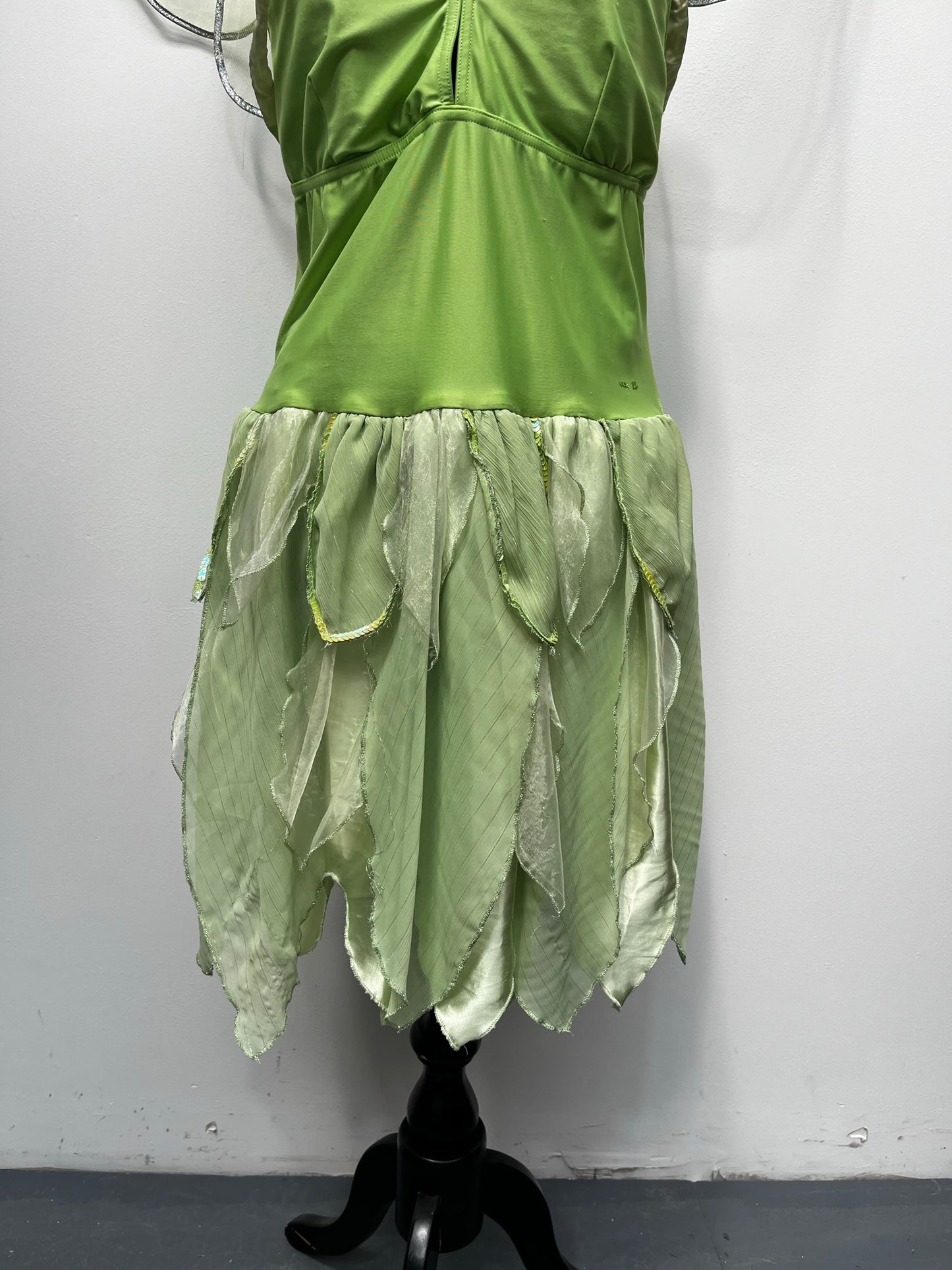 Ladies Tinkerbell Costume Size 10-12