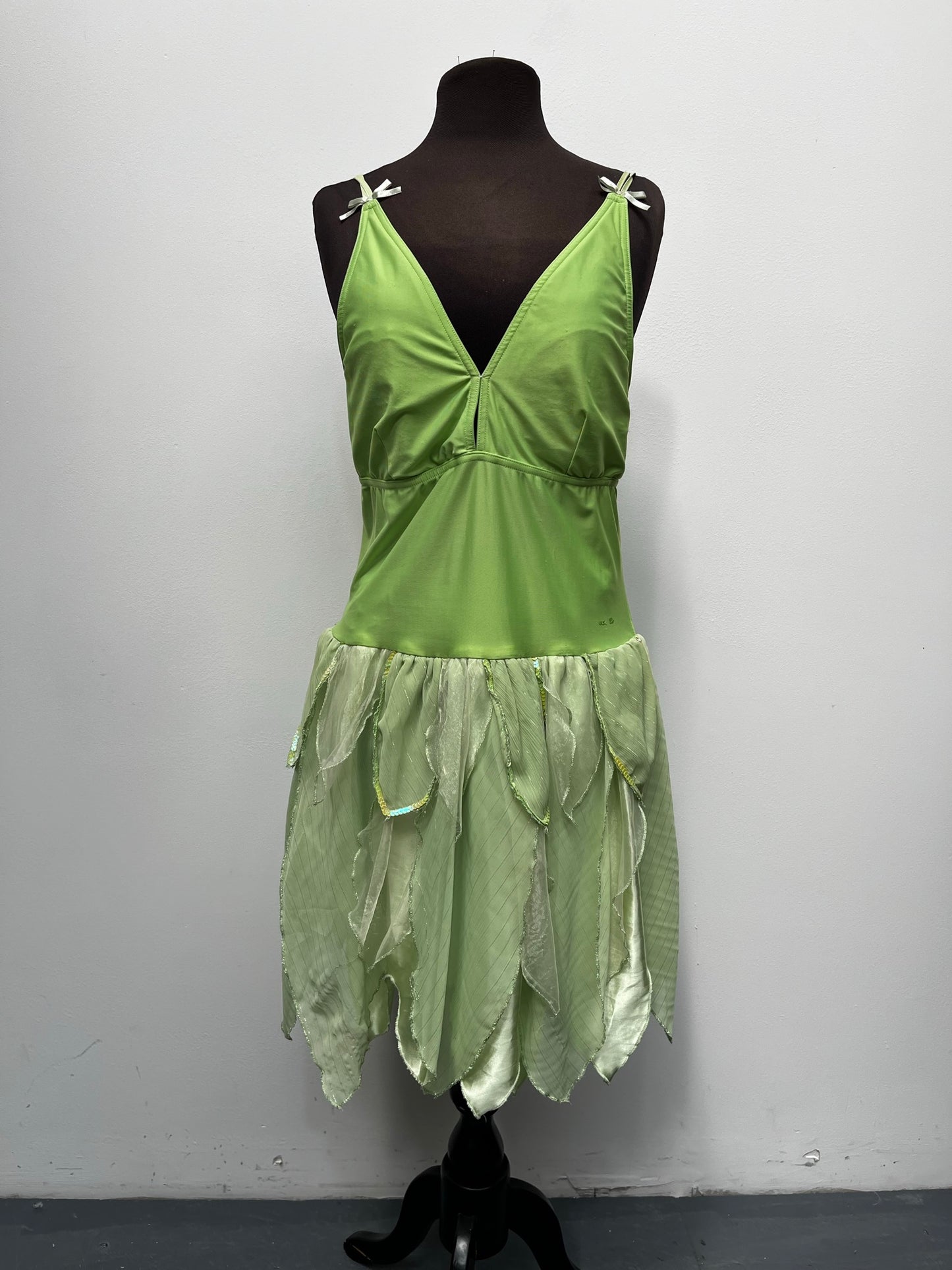 Ladies Tinkerbell Costume Size 10-12