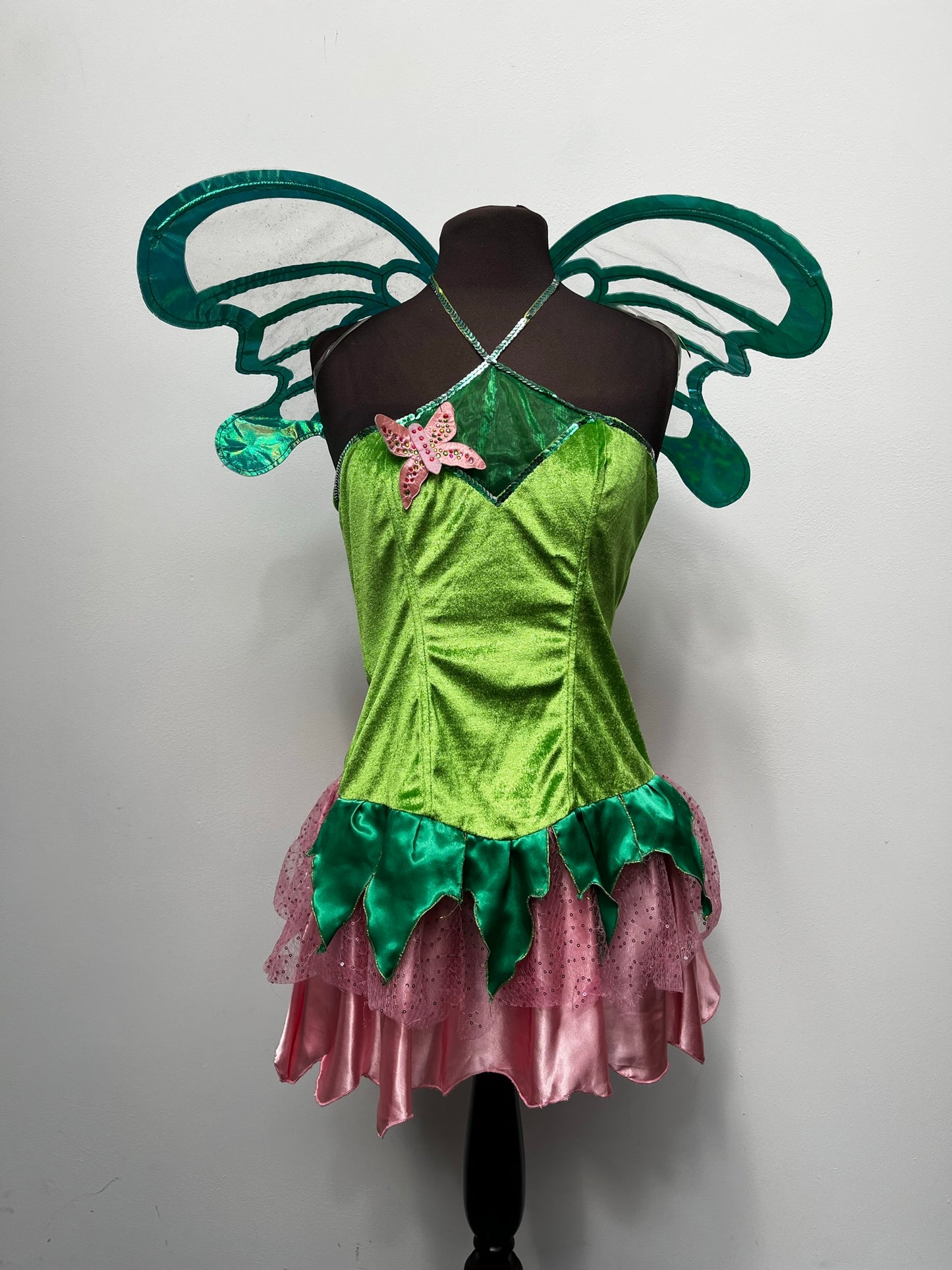 Ladies Tinkerbell Fairy Costume Size 10