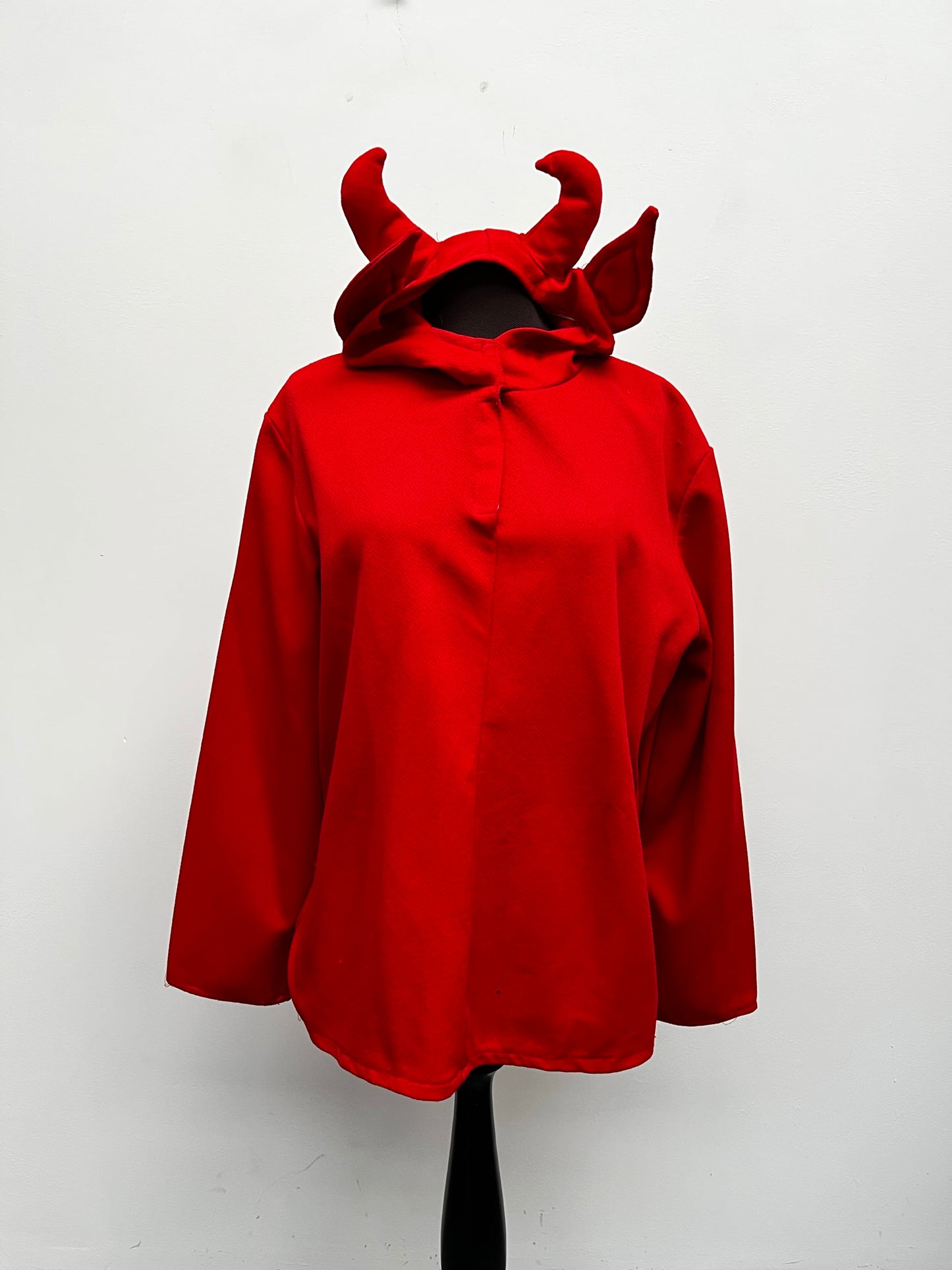 Red Halloween Devil Hooded Top - Ex Hire Fancy Dress Costumes