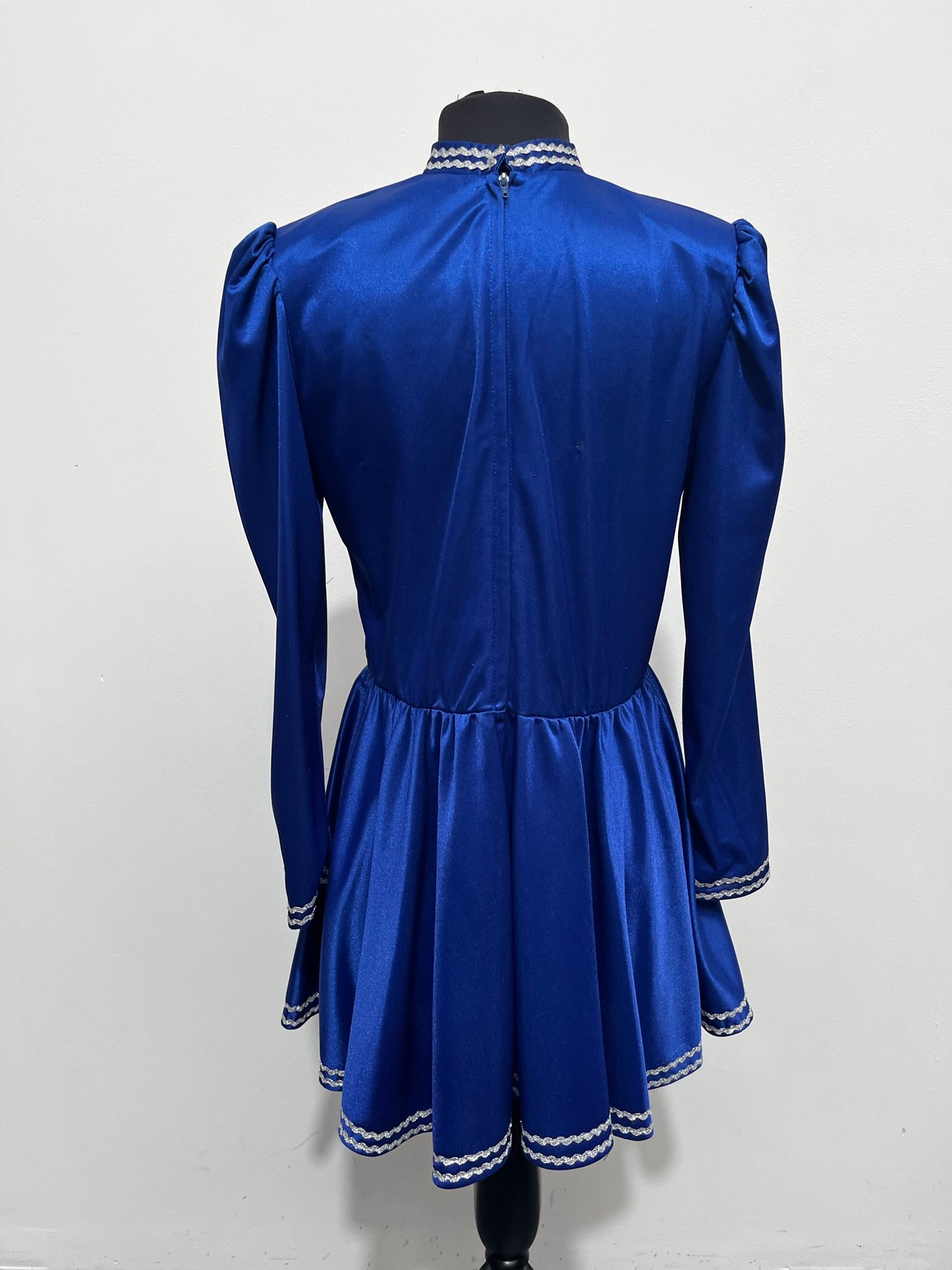 Blue Silver Halloween Wizard Dress Size 12-14 - Ex Hire