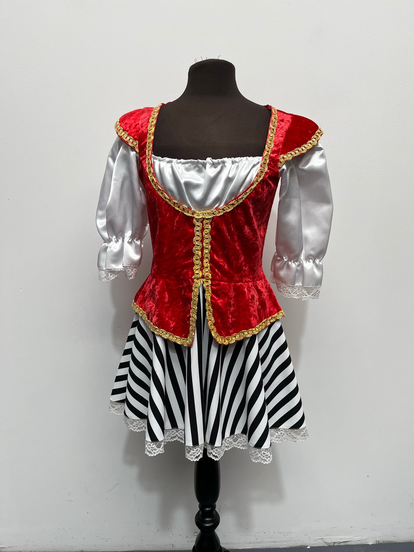 Lady Pirate Theatre Costume Size Small - Ex Hire