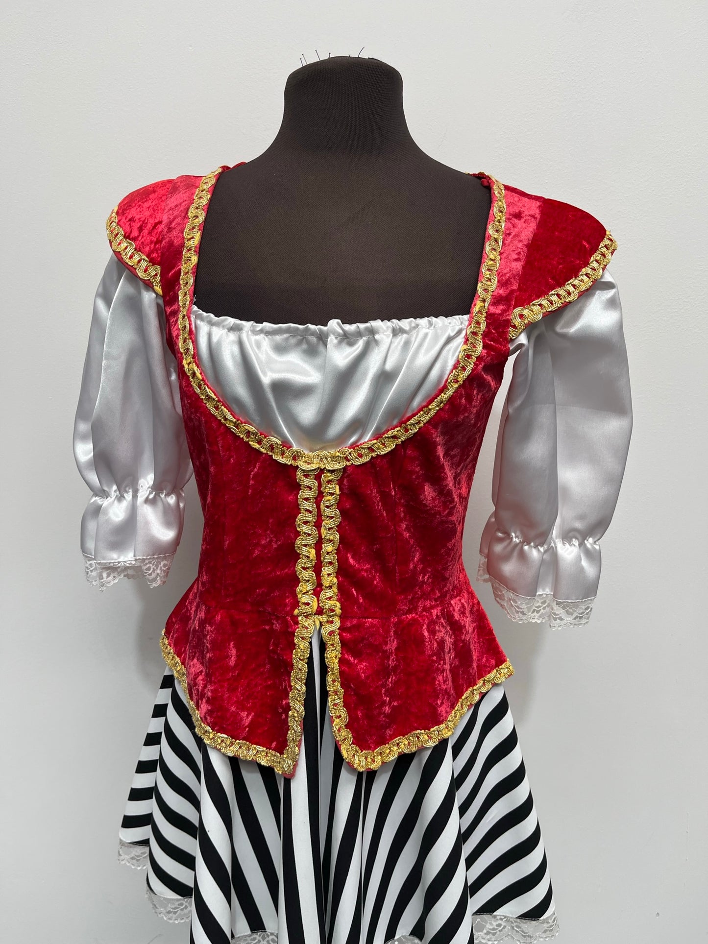 Lady Pirate Theatre Costume Size Small - Ex Hire