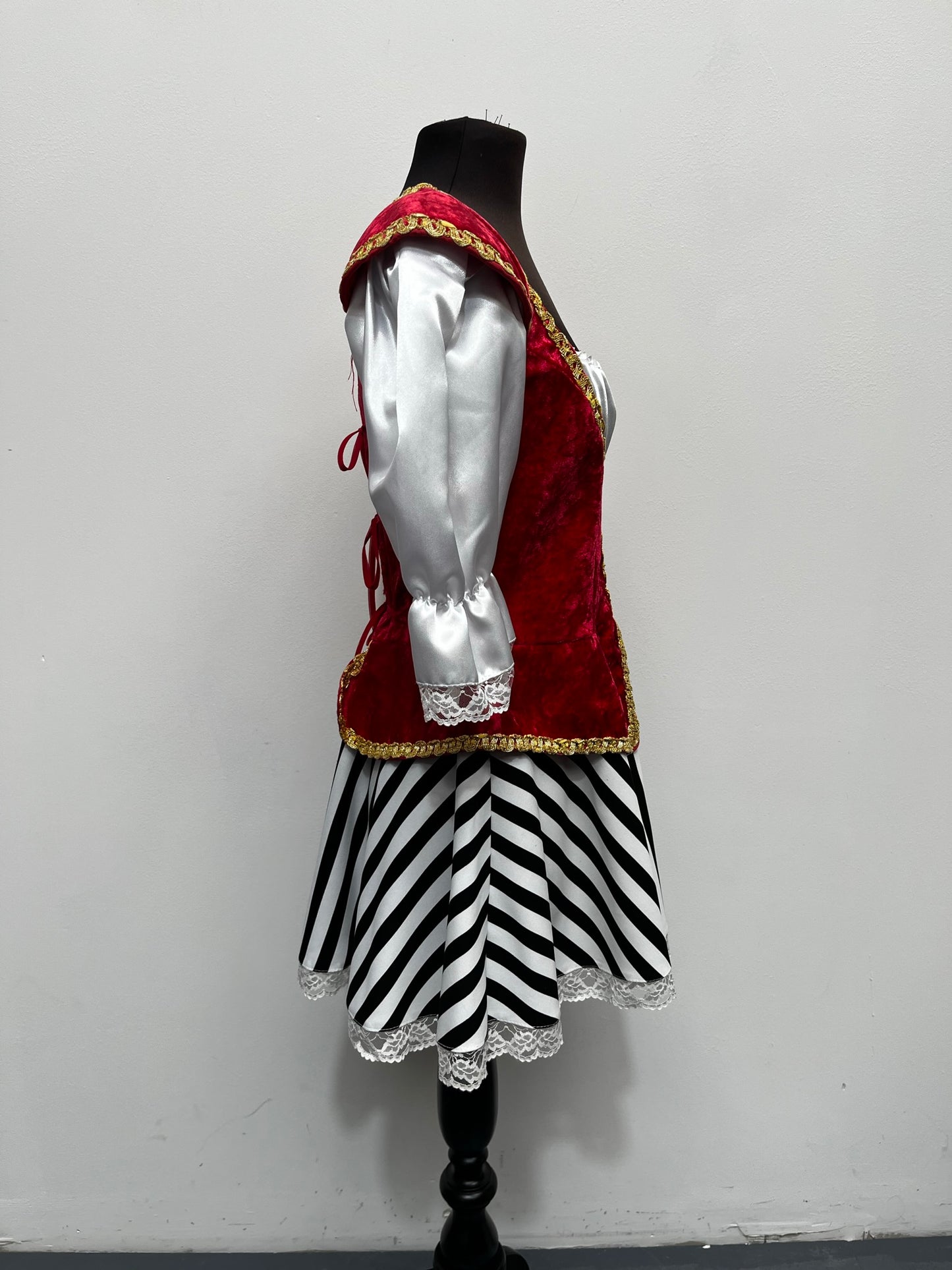 Lady Pirate Theatre Costume Size Small - Ex Hire