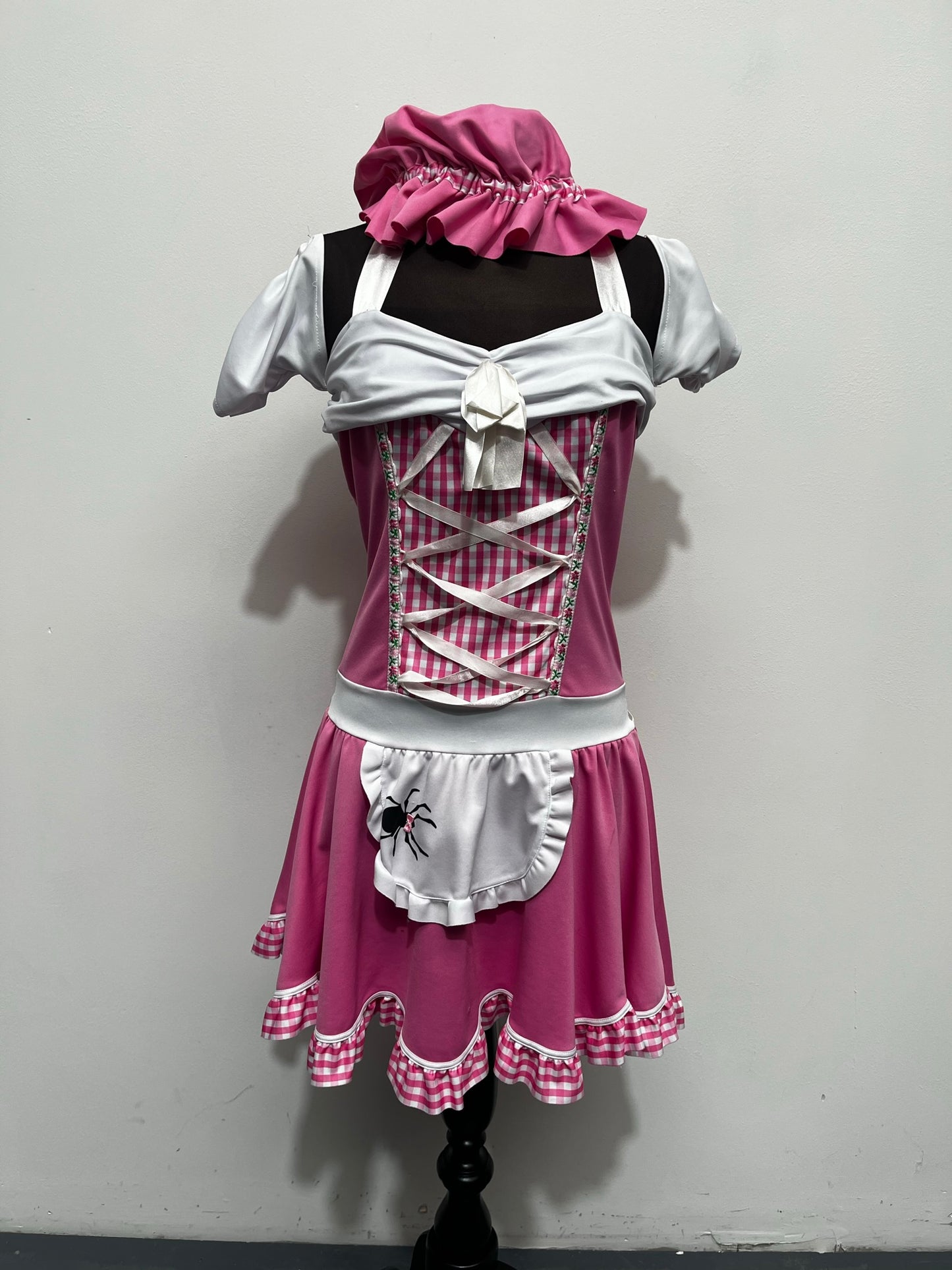 Pink Little Miss Muffet Dress Size M/L - Ex hire