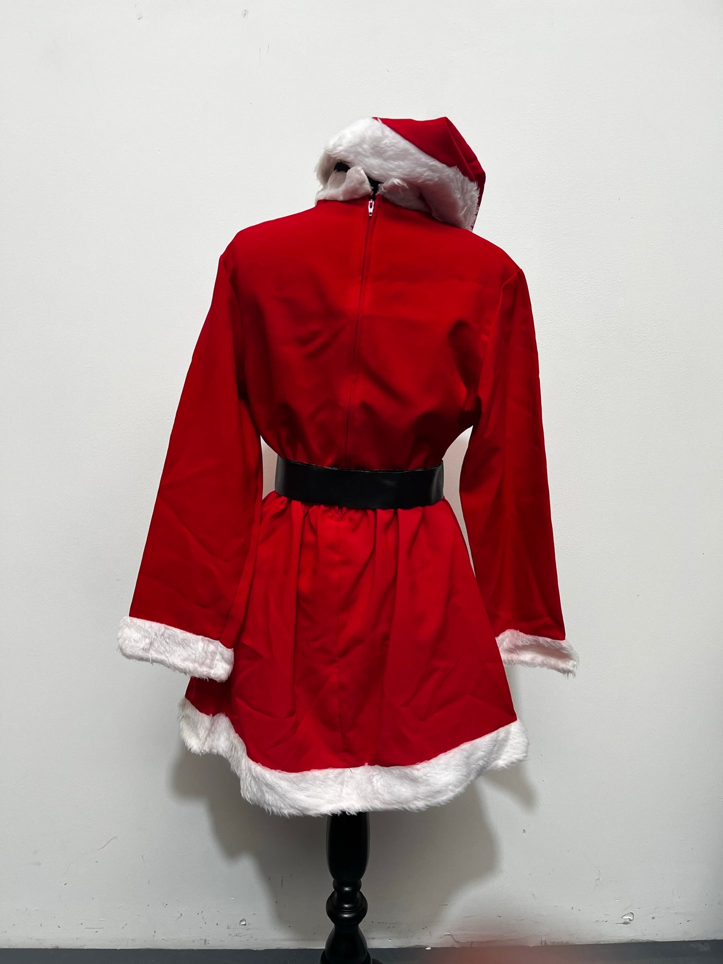 Red Miss Claus Long Sleeved Christmas outfit Size 164 Age 14yrs - Ex Hire