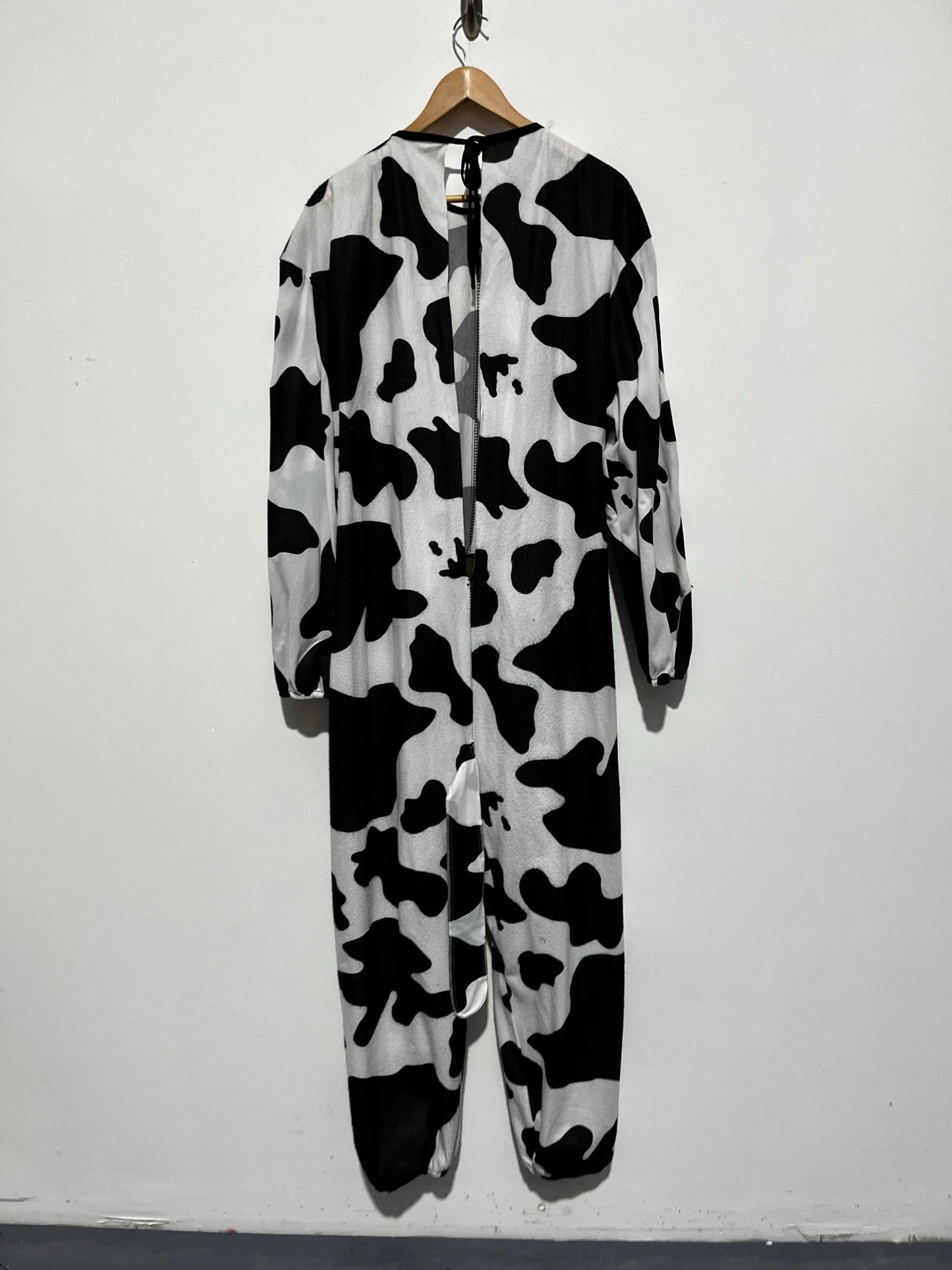Black White Cow Costume Standard Size - Ex Hire