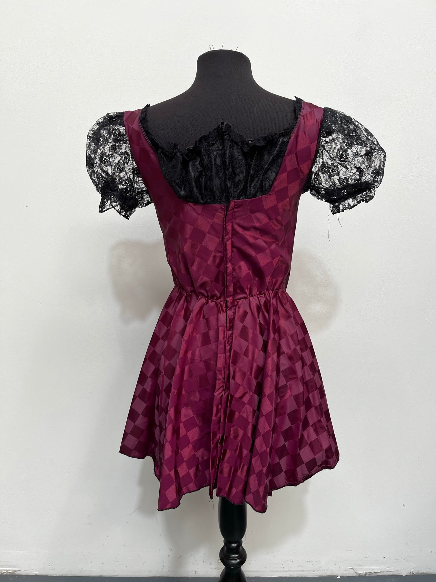 Rubies Burgundy Black Maid/Wench Outfit Size XS - Ex Hire