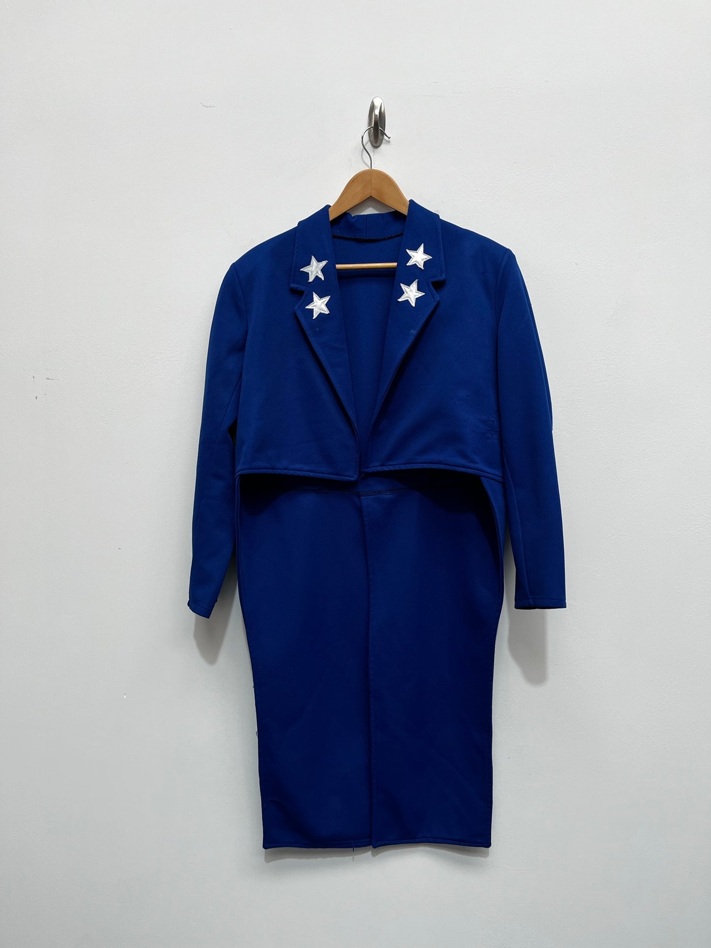 Uncle Sam Blue Tailcoat with stars Size XL - Ex Hire