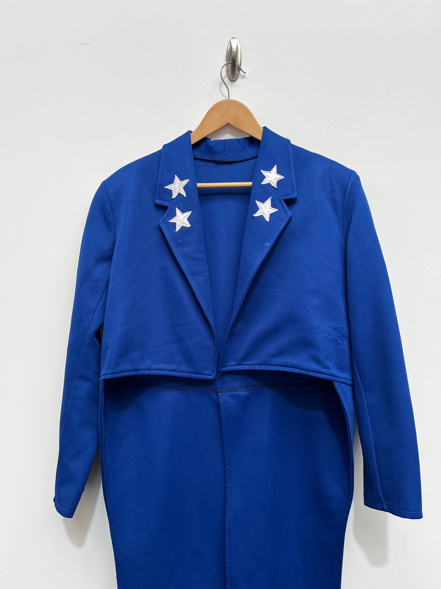 Uncle Sam Blue Tailcoat with stars Size XL - Ex Hire