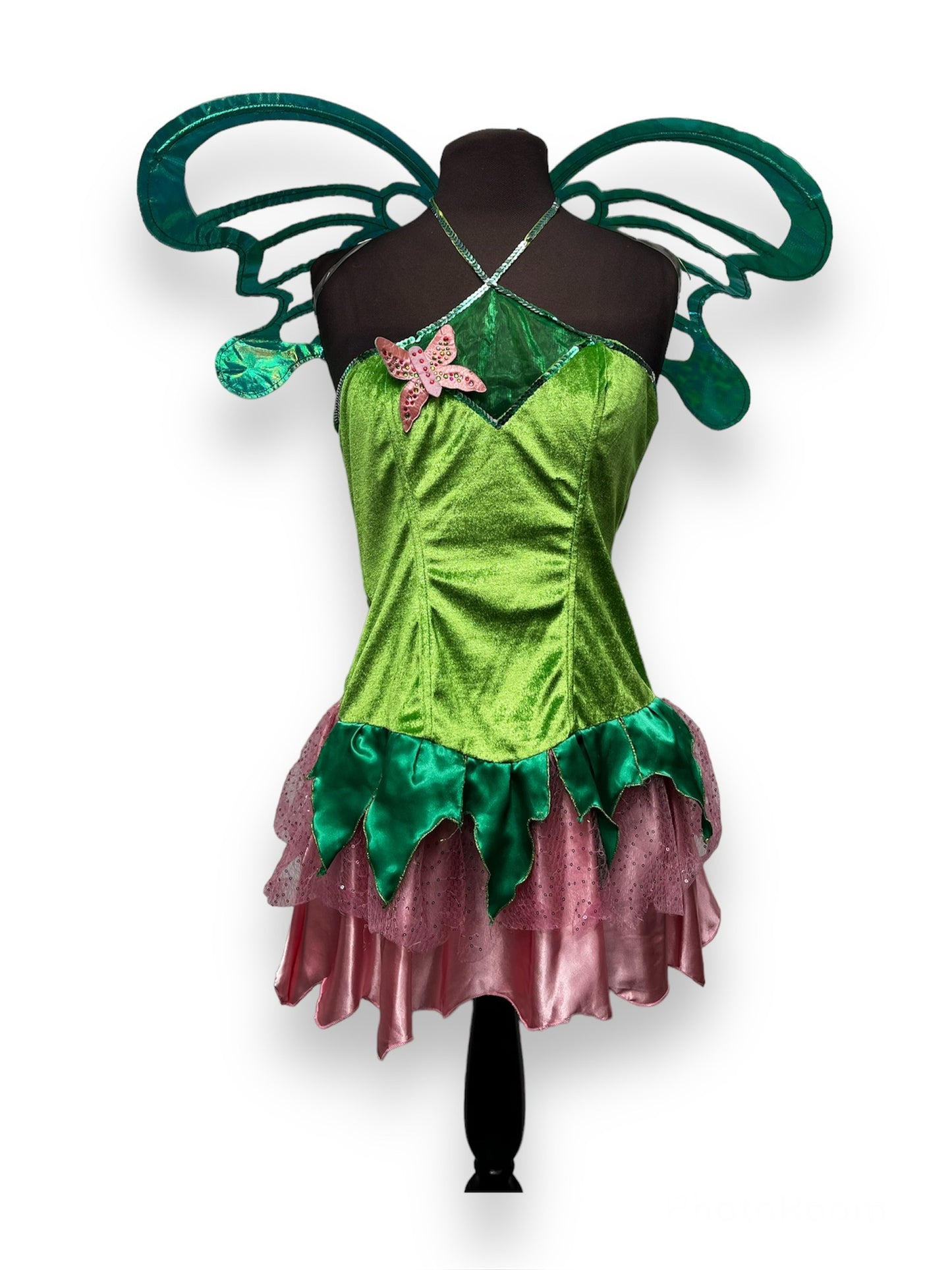 Ladies Tinkerbell Fairy Costume Size 10