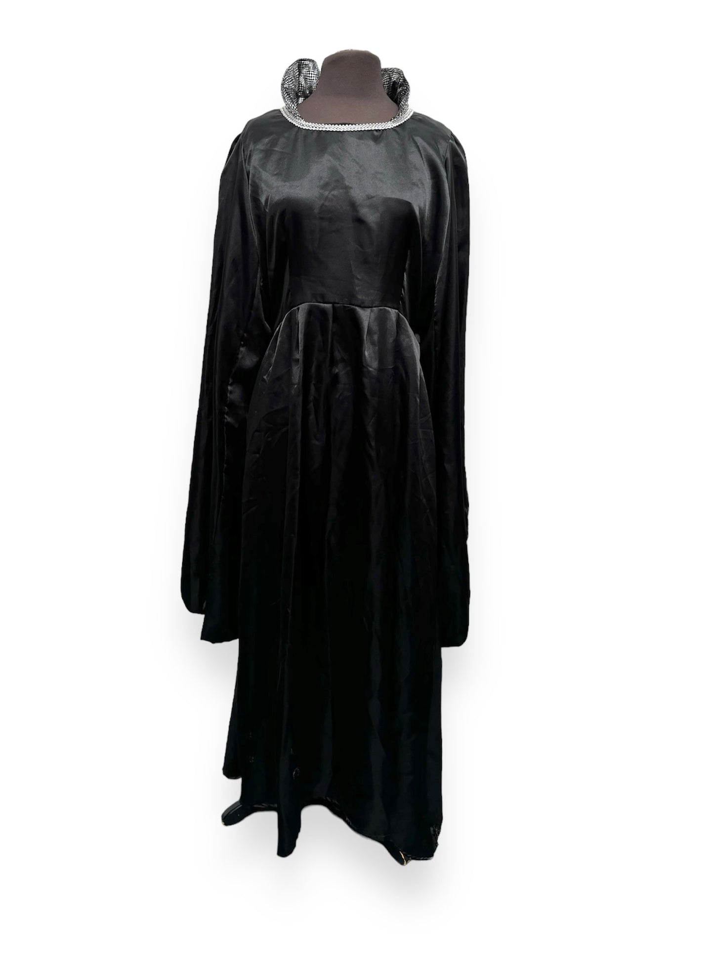 Black Halloween Witch Wizard Dress Size 14 - Ex Hire Fancy Dress Costume