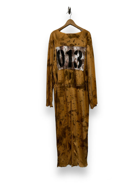 Halloween Zombie Inmate Jumpsuit Size 2XL - Ex Hire Fancy Dress Costume