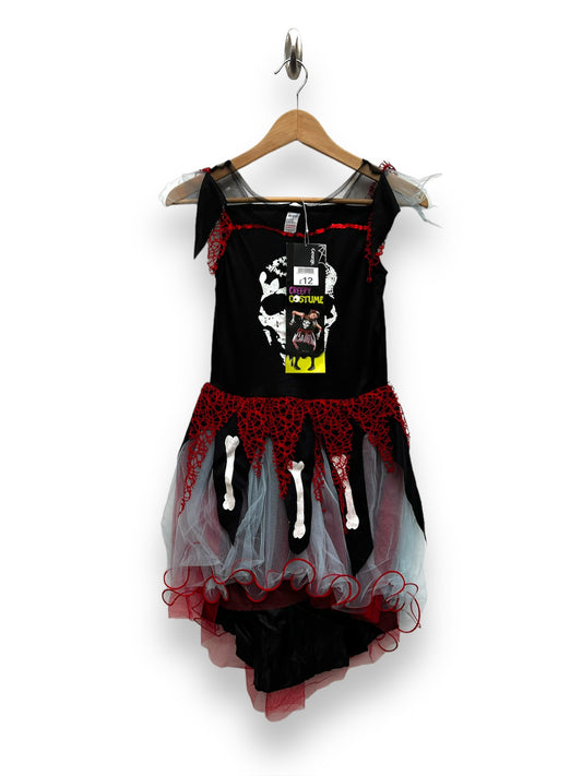 NEW Kids Halloween Creepy skeleton Costume Age 9-10 years - Fancy Dress