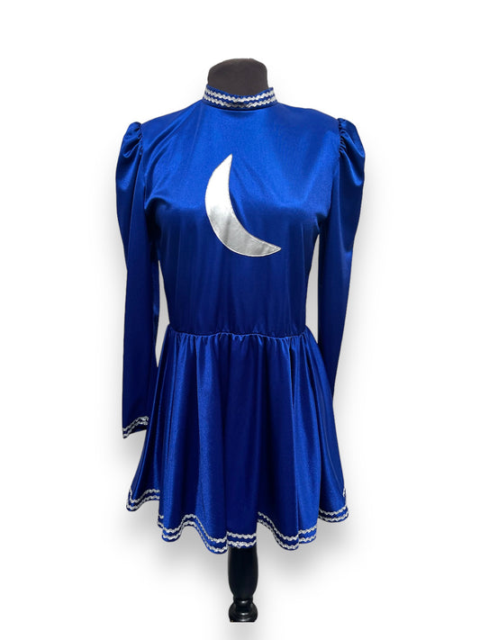 Blue Silver Halloween Wizard Dress Size 12-14 - Ex Hire