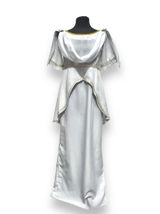 White Grecian Dress Size Small Roman/Greek - Ex Hire