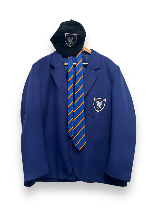 Blue School Blazer with tie and cap - Ex Hire