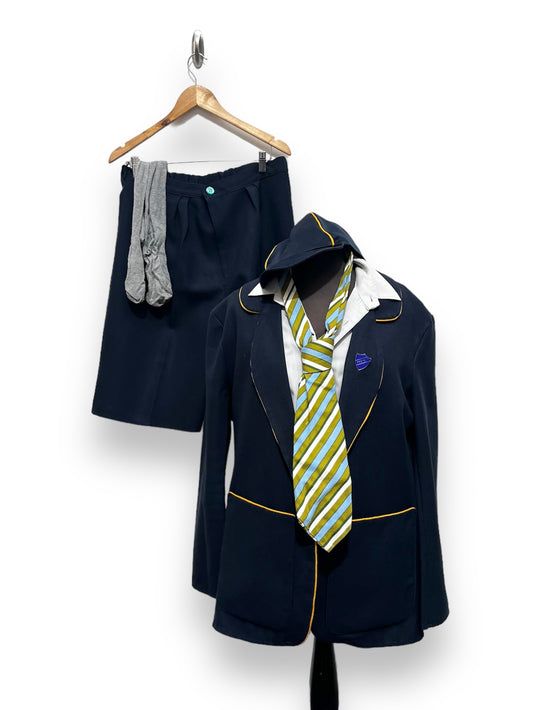Navy School Boy Uniform & Accessories Size M/L - Ex Hire