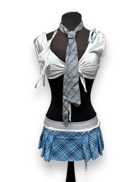 Sexy School Girl Outfit Size S - Ex Hire