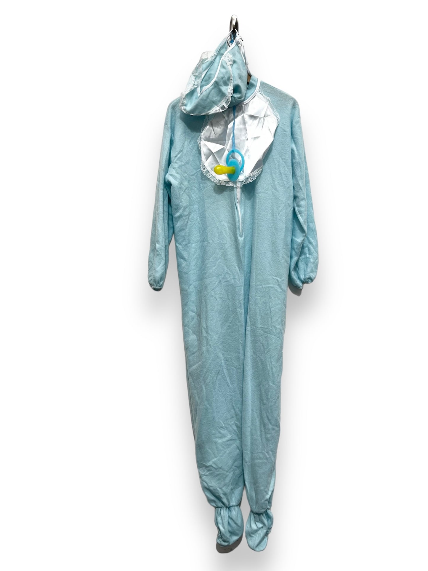 Smiffys Adult Baby Blue Romper Suit Costume One Size - Ex Hire