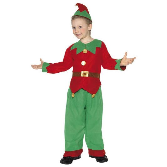 Childs Smiffys 24507 Elf Costume Size M Age 7-9 years