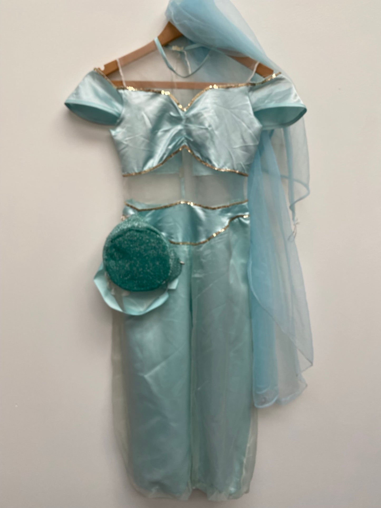 Childs Princess Jasmine Costume Age 7-9yrs Ex Hire Fancy Dress Costume WORLD BOOK DAY