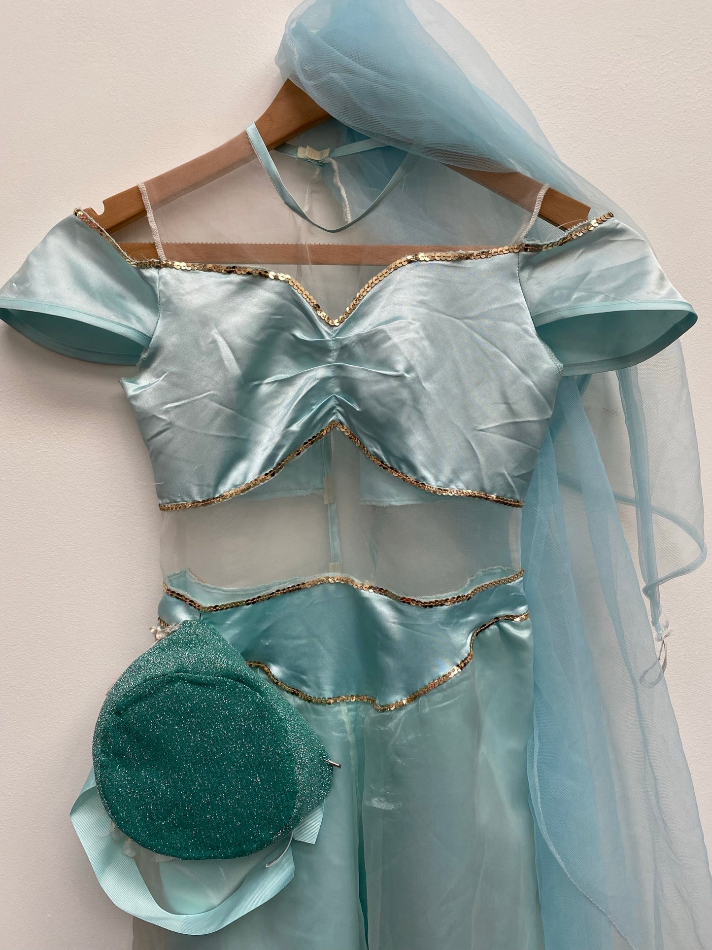 Childs Princess Jasmine Costume Age 7-9yrs Ex Hire Fancy Dress Costume WORLD BOOK DAY