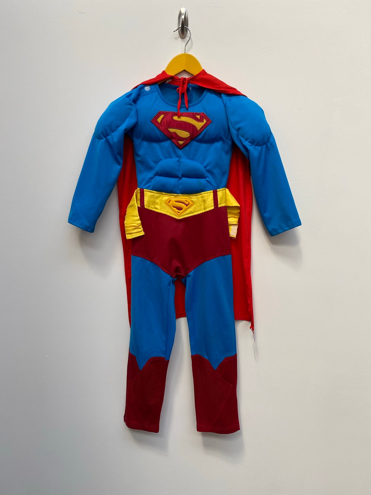 Childs padded Superman 6-8 years- Ex Hire Fancy Dress Costume WORLD BOOK DAY