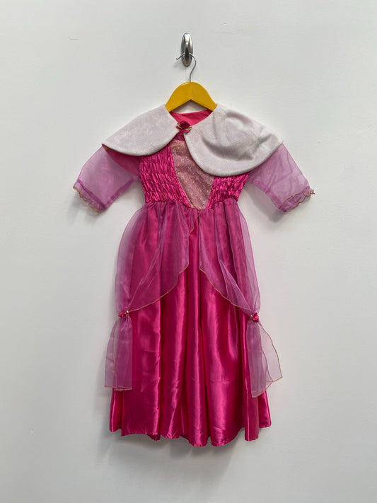 Child's Pink Princess Dress 5-6 years Sleeping Beauty - Ex Hire Fancy Dress Costume WORLD BOOK DAY