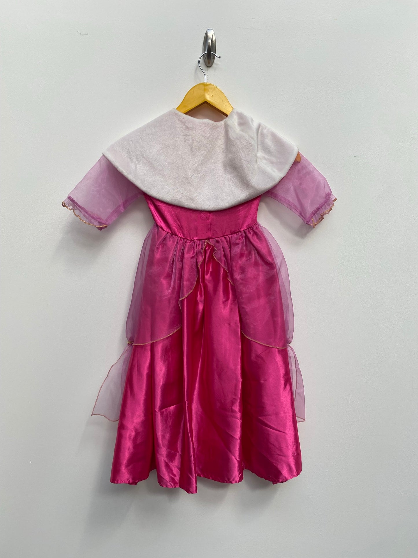 Child's Pink Princess Dress 5-6 years Sleeping Beauty - Ex Hire Fancy Dress Costume WORLD BOOK DAY