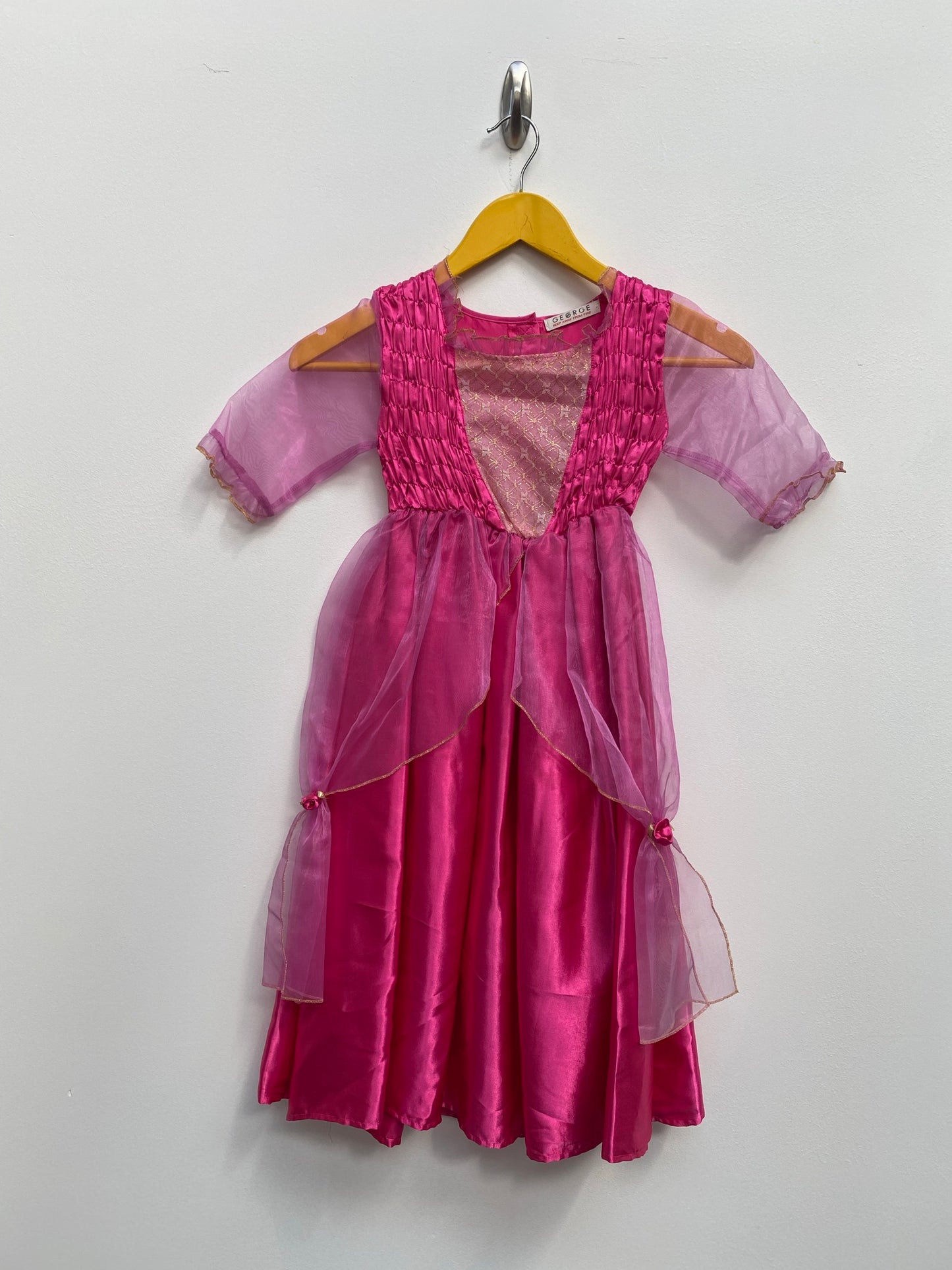 Child's Pink Princess Dress 5-6 years Sleeping Beauty - Ex Hire Fancy Dress Costume WORLD BOOK DAY