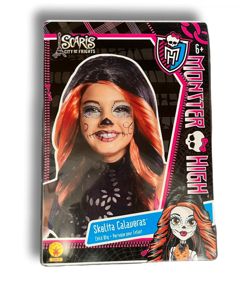 NEW - Monsters High Skelita Calaveras Childs Wig