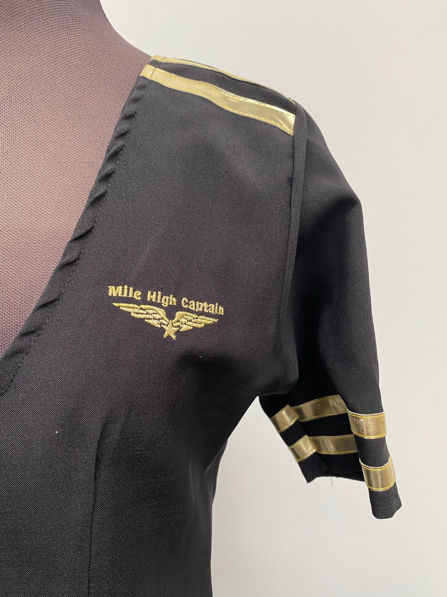 Sexy Mile High Captain Dress Medium - NEW Fancy Dress Costume Uniforms