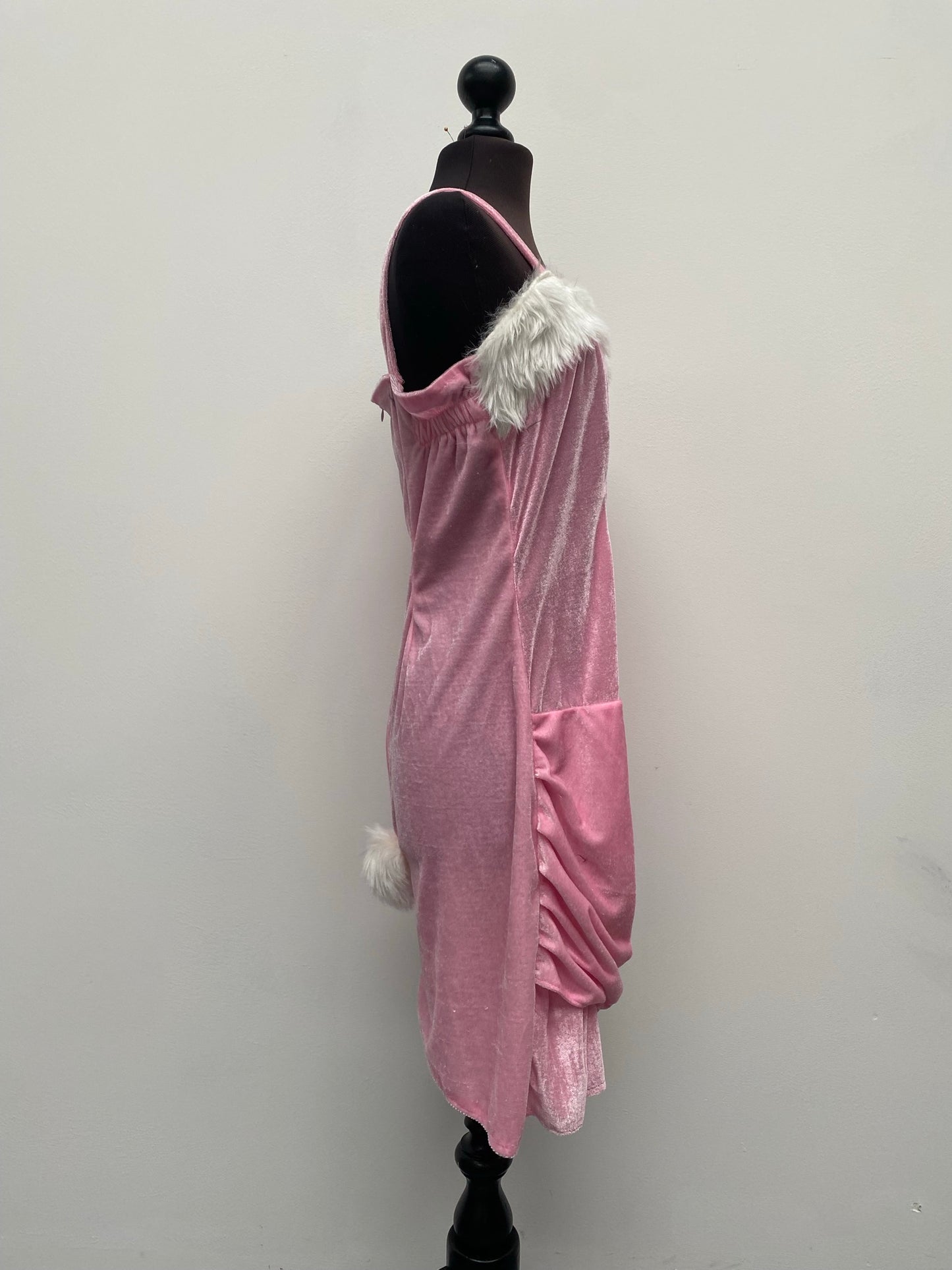 Adults Pink Bunny Rabbit Dress Size 14 Easter Costume - Ex Hire Fancy Dress