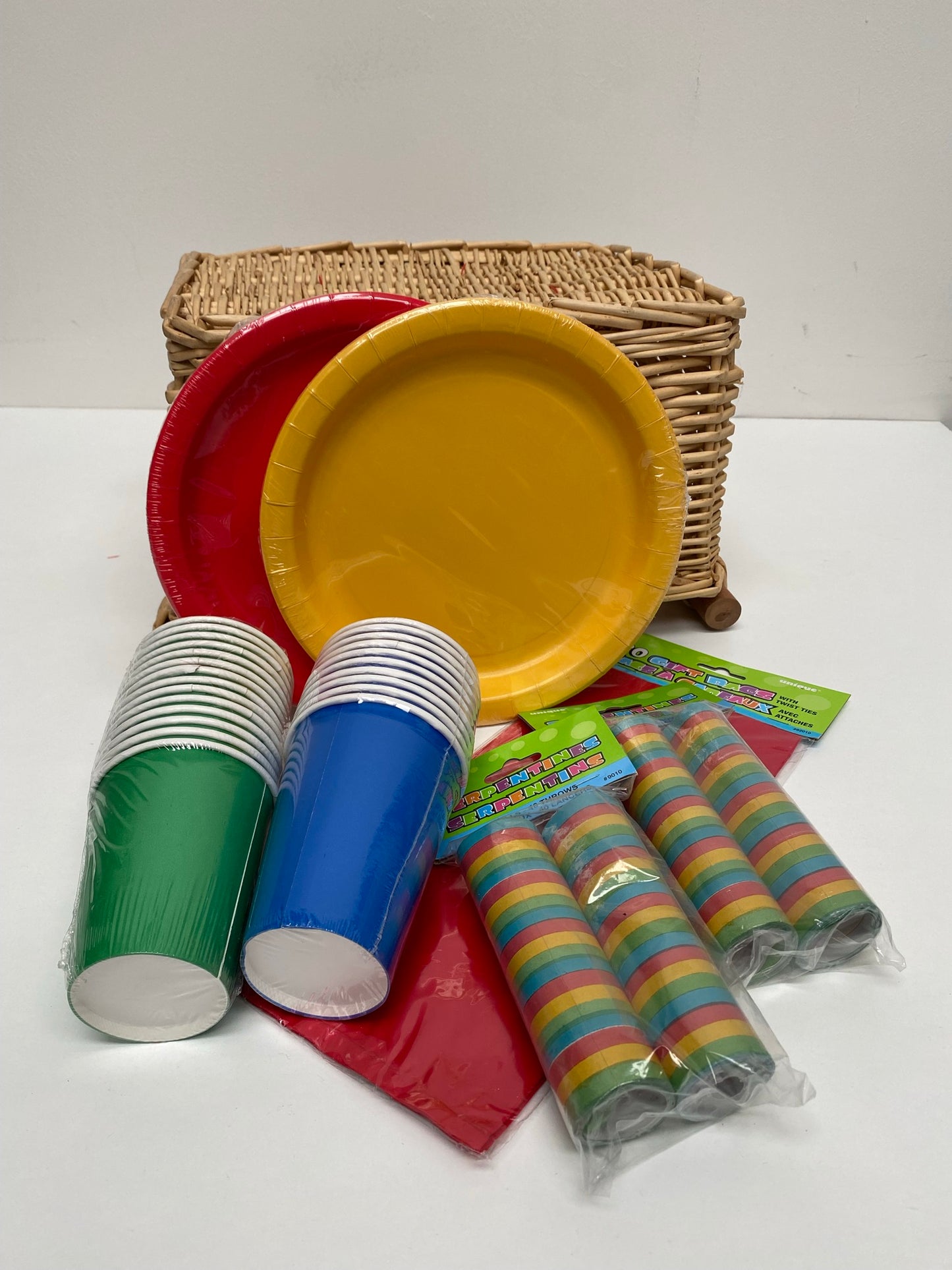 Celebrations Party Essentials Pack Multi Coloured Rainbow