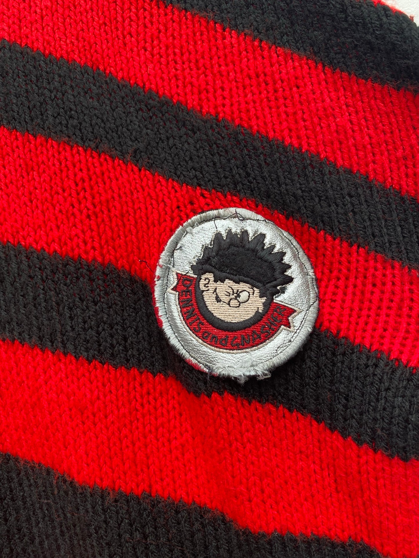 Adults Dennis The Menace Knitted jumper 2XL - Ex Hire Fancy Dress