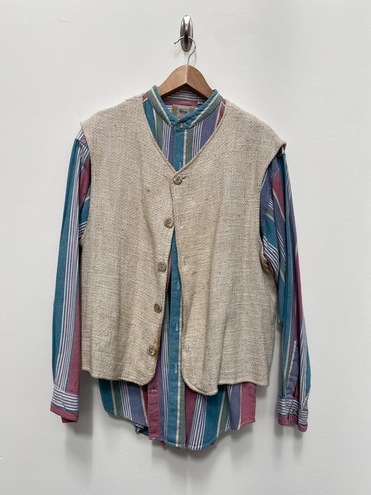 Vintage Wild West/Arab Indian Man Shirt & Waistcoat Size Medium - Ex Hire Fancy Dress