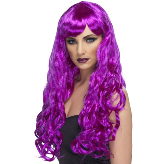 NEW Smiffys Purple Desire Wig