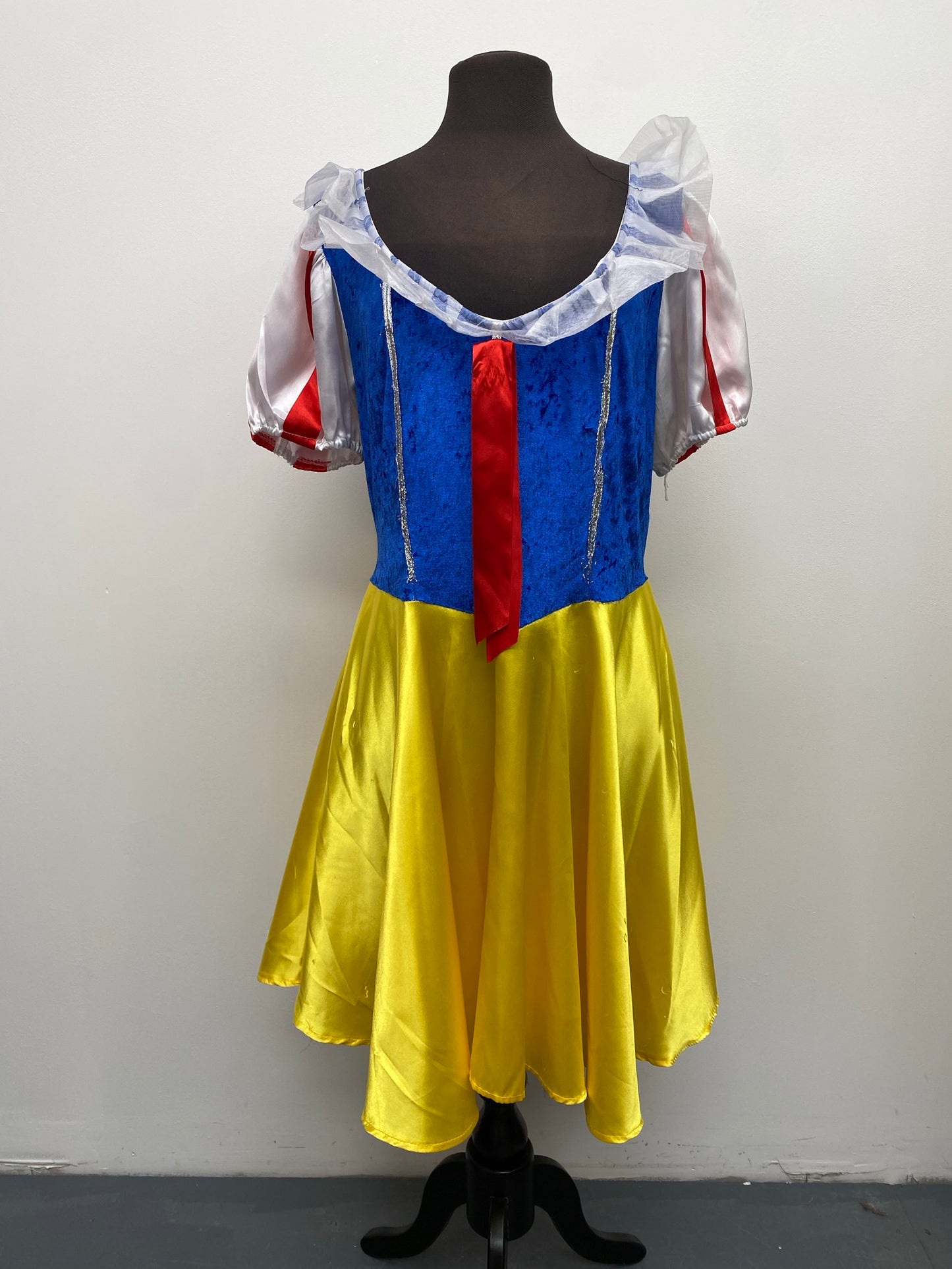 Adults Short Snow White Dress Size Large - Ex Hire Fancy Dress Costume